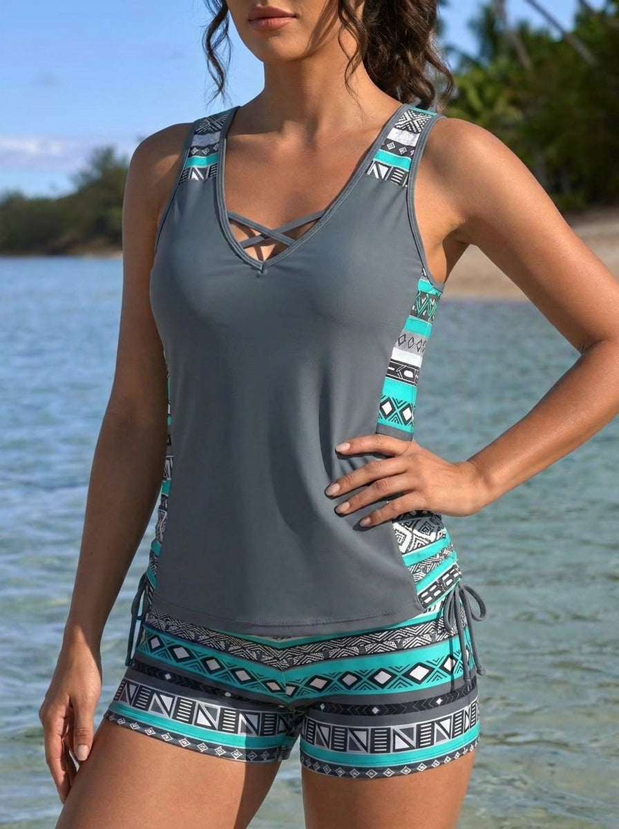 AURORA | TANKINI FLUÍDO ESTILIZADOR