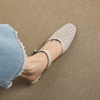 Ovia Genuine Leather Mules
