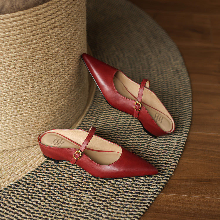 Neok | Mules de Piel Genuina