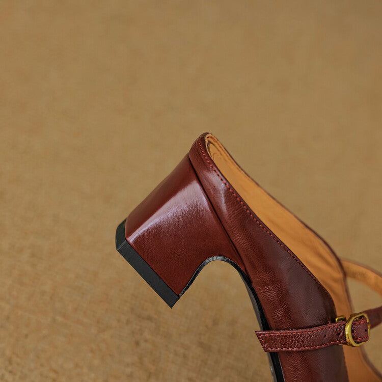 Vian | Mules de Piel Genuina