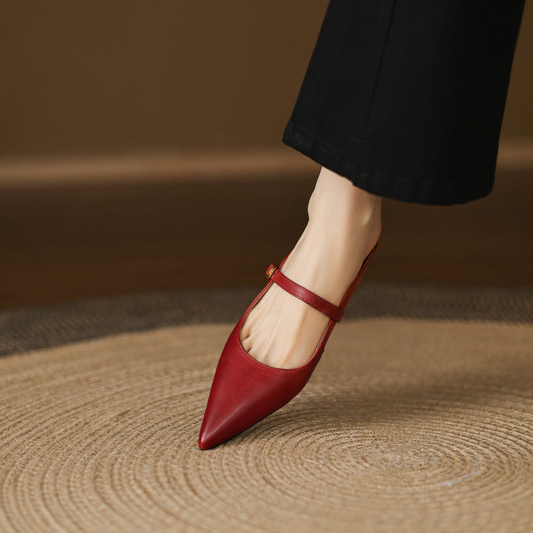 Neok | Mules de Piel Genuina