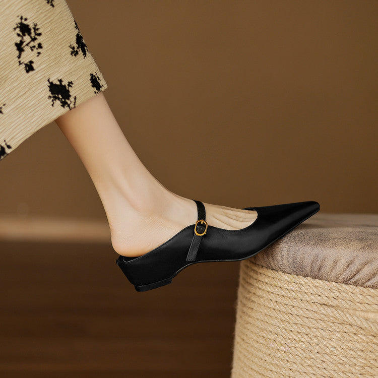 Neok | Mules de Piel Genuina