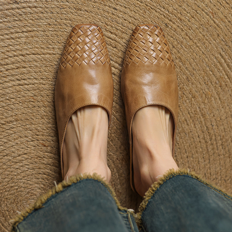 Dalvi | Mules de cuero genuino