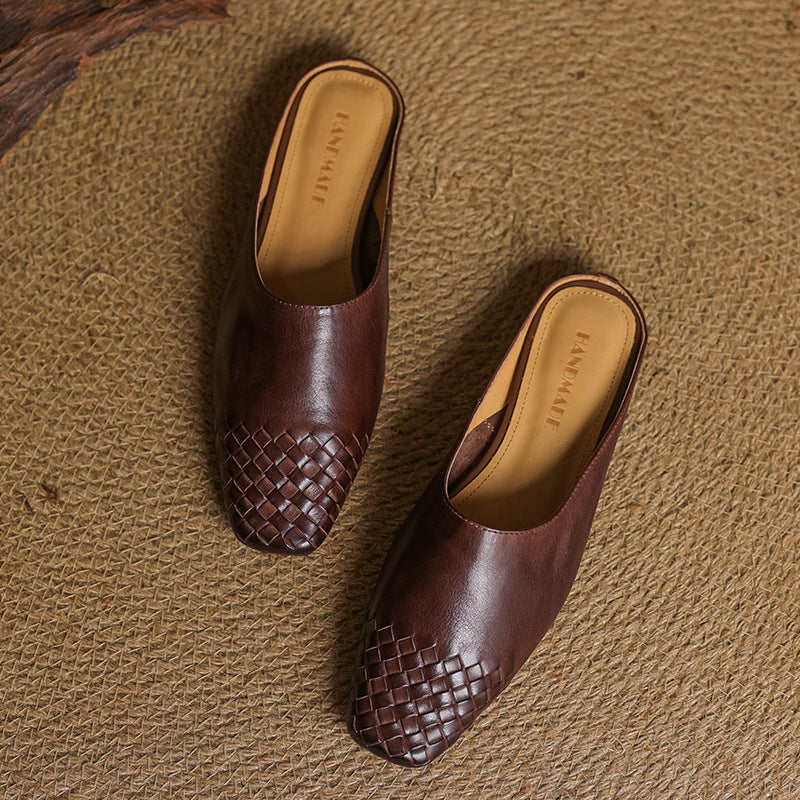 Dalvi | Mules de cuero genuino