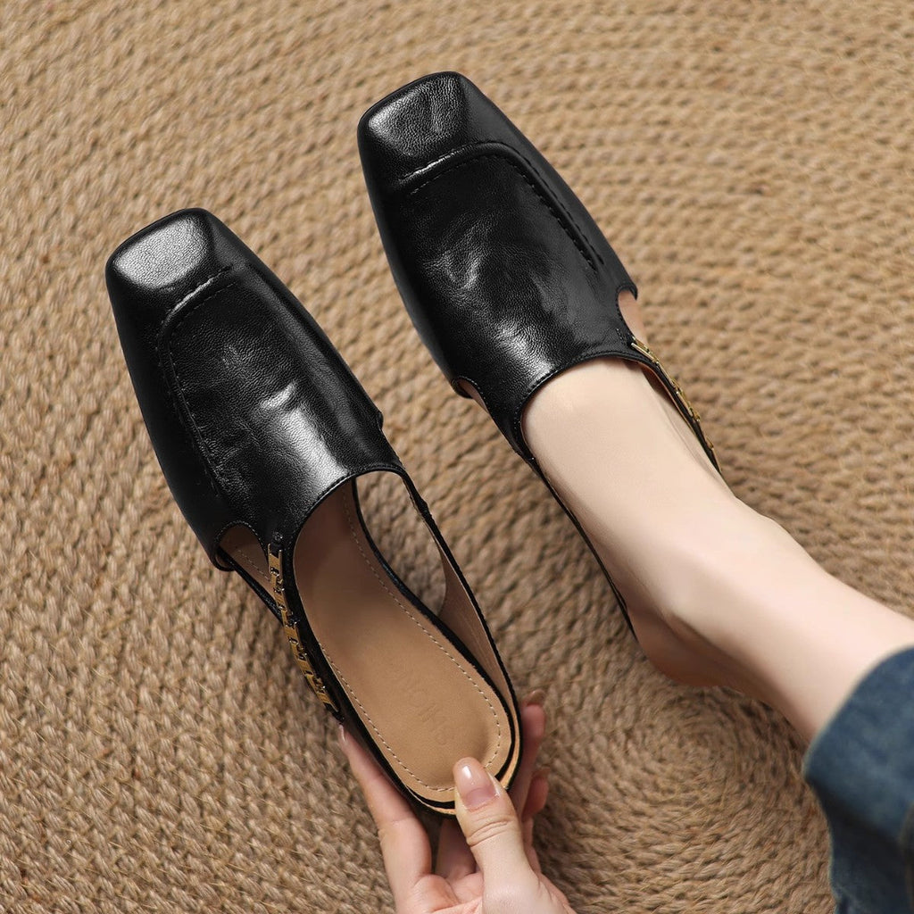 AVELLA | MULES DE CUERO GENUINO