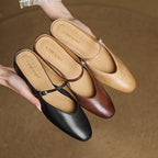 Marvyn Genuine Leather Mules