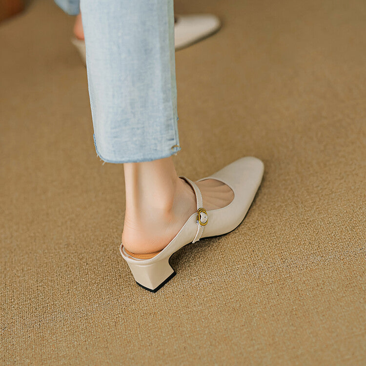 Vian | Mules de Piel Genuina