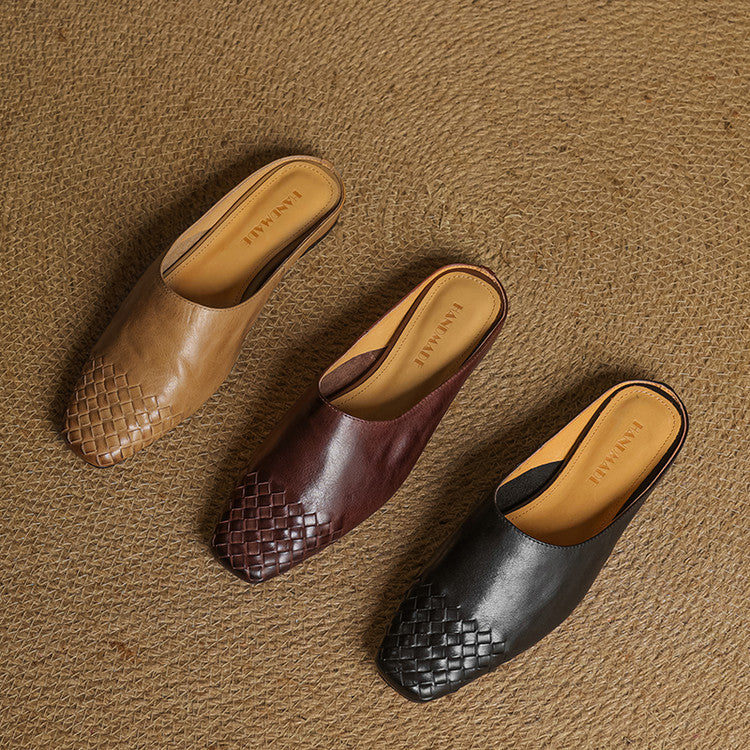 Dalvi | Mules de cuero genuino