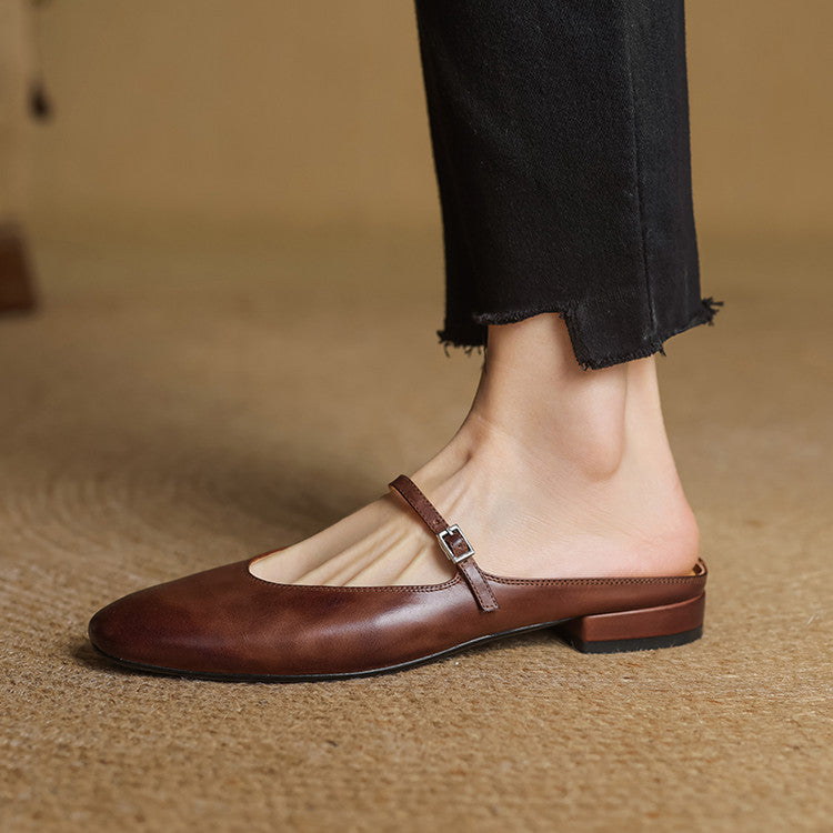 Marvyn | Mules de Piel Genuina