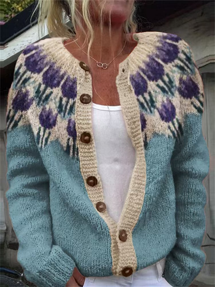 EVANTHEA™ | CÁRDIGAN DE PUNTO ESTILO VINTAGE