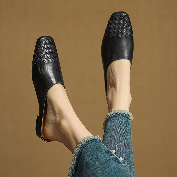 Dalvi | Mules de cuero genuino