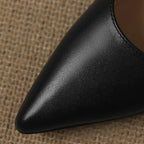 CALENNE | ZAPATOS DE TACÓN BAJO DE PIEL