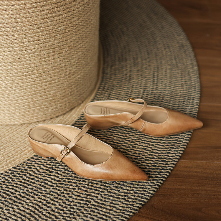 Neok | Mules de Piel Genuina