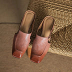 AVELLA | MULES DE CUERO GENUINO