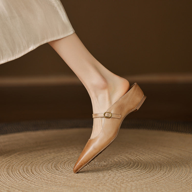 Neok | Mules de Piel Genuina
