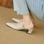Vian Genuine Leather Mules