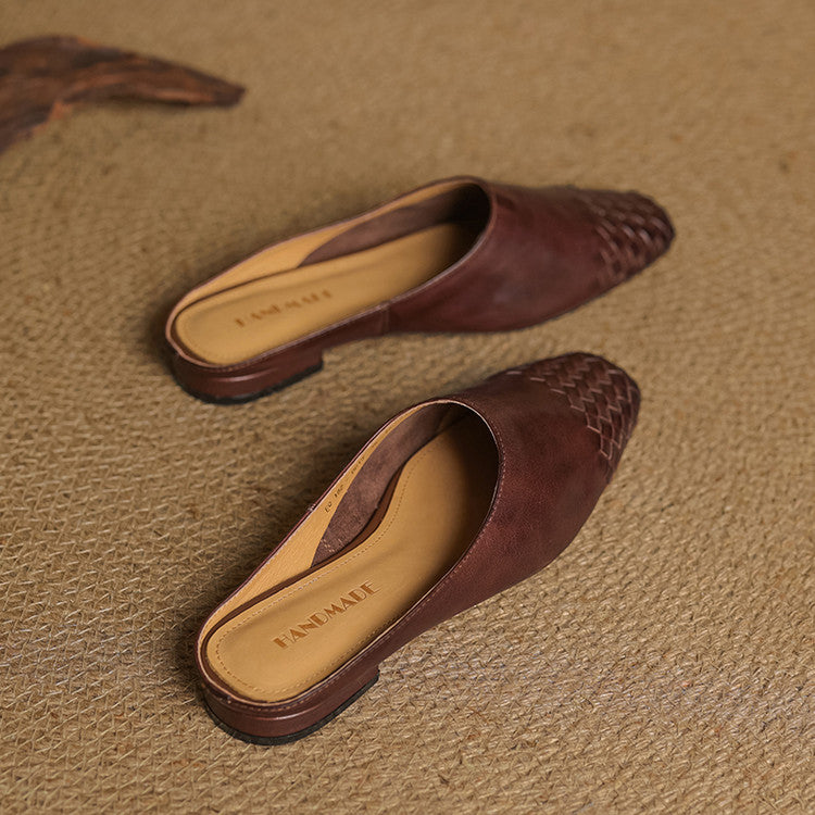 Dalvi | Mules de cuero genuino