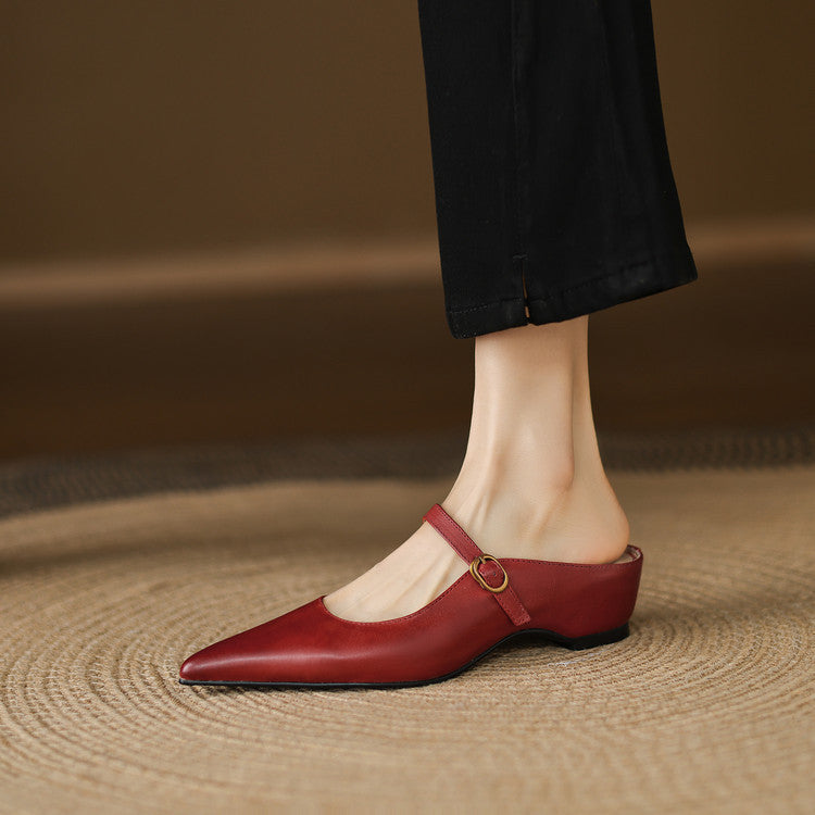 Neok | Mules de Piel Genuina