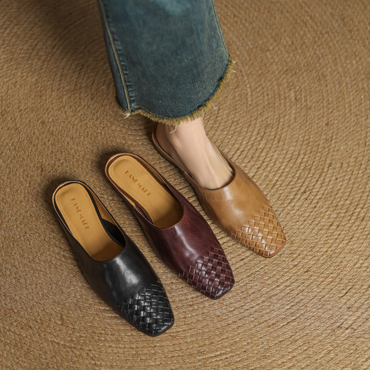 Dalvi | Mules de cuero genuino