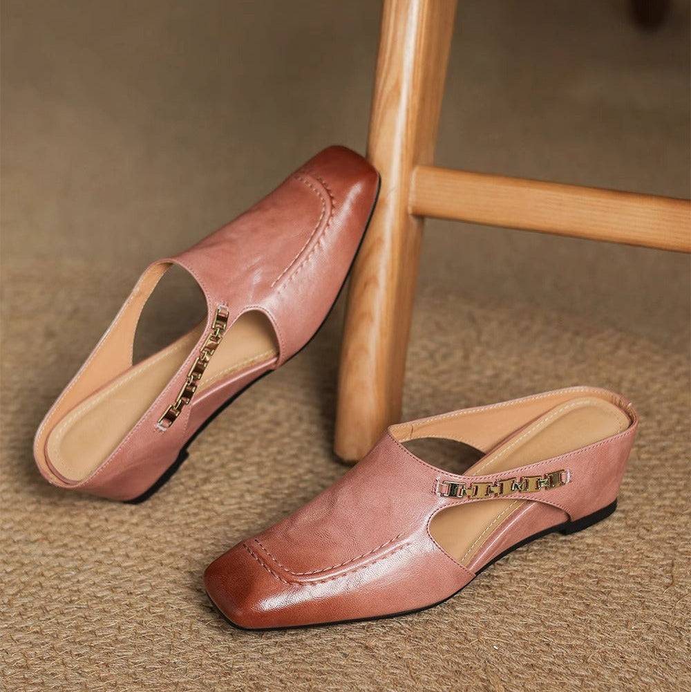 AVELLA | MULES DE CUERO GENUINO