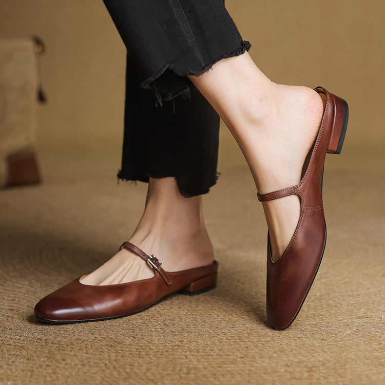 Marvyn | Mules de Piel Genuina