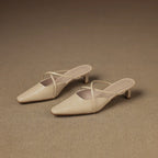 Mire Genuine Leather Mules