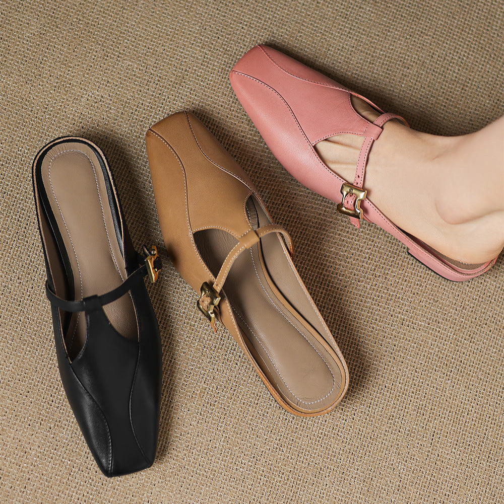 Keva | Mules de Piel Genuina