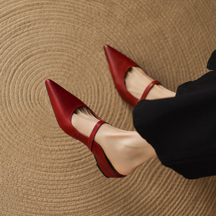 Neok | Mules de Piel Genuina