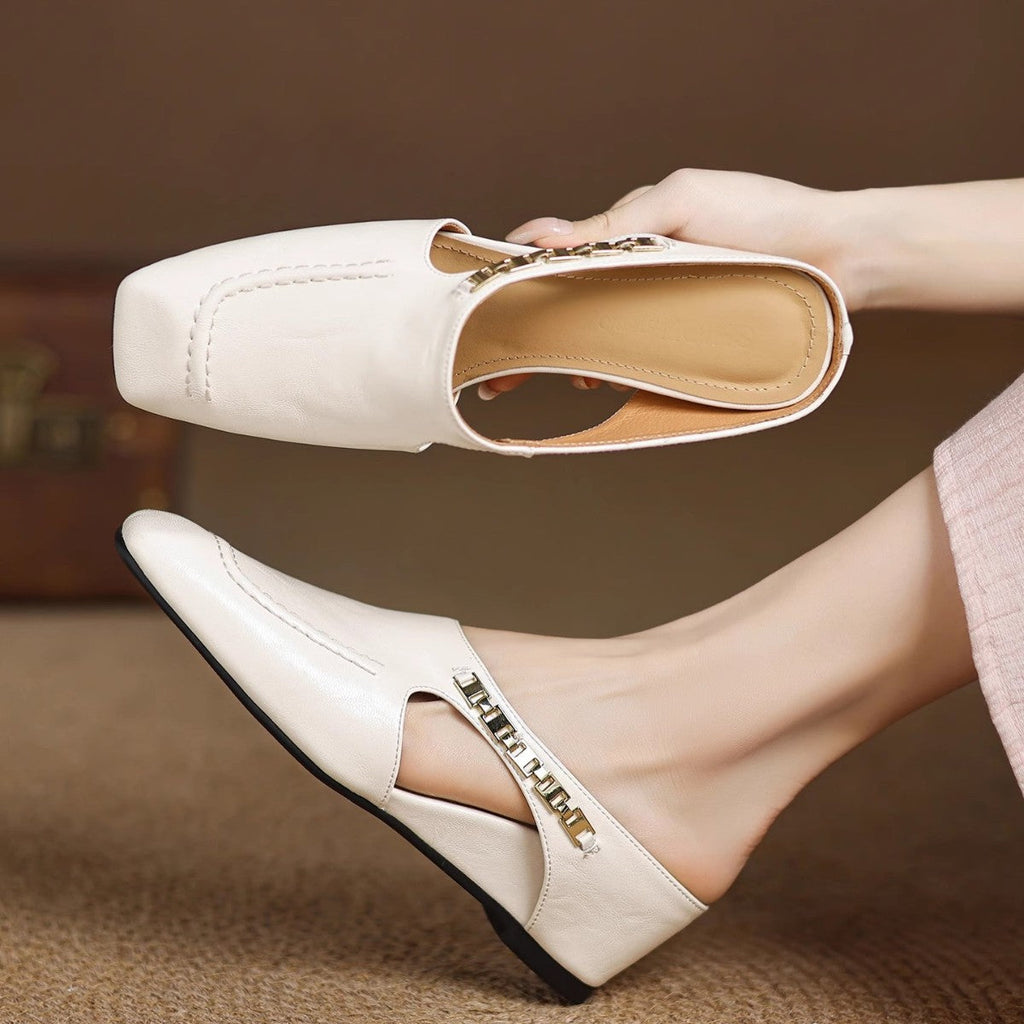 AVELLA | MULES DE CUERO GENUINO