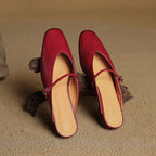 Miral Genuine Leather Mules
