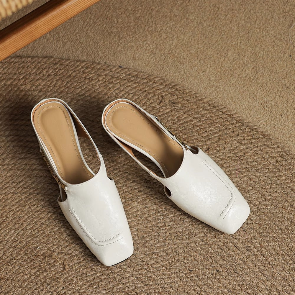 AVELLA | MULES DE CUERO GENUINO