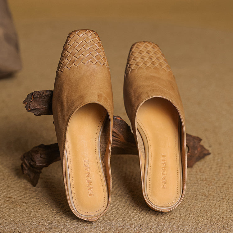 Dalvi | Mules de cuero genuino