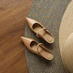 Neok Genuine Leather Mules