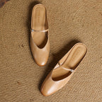 Merisa Genuine Leather Mules