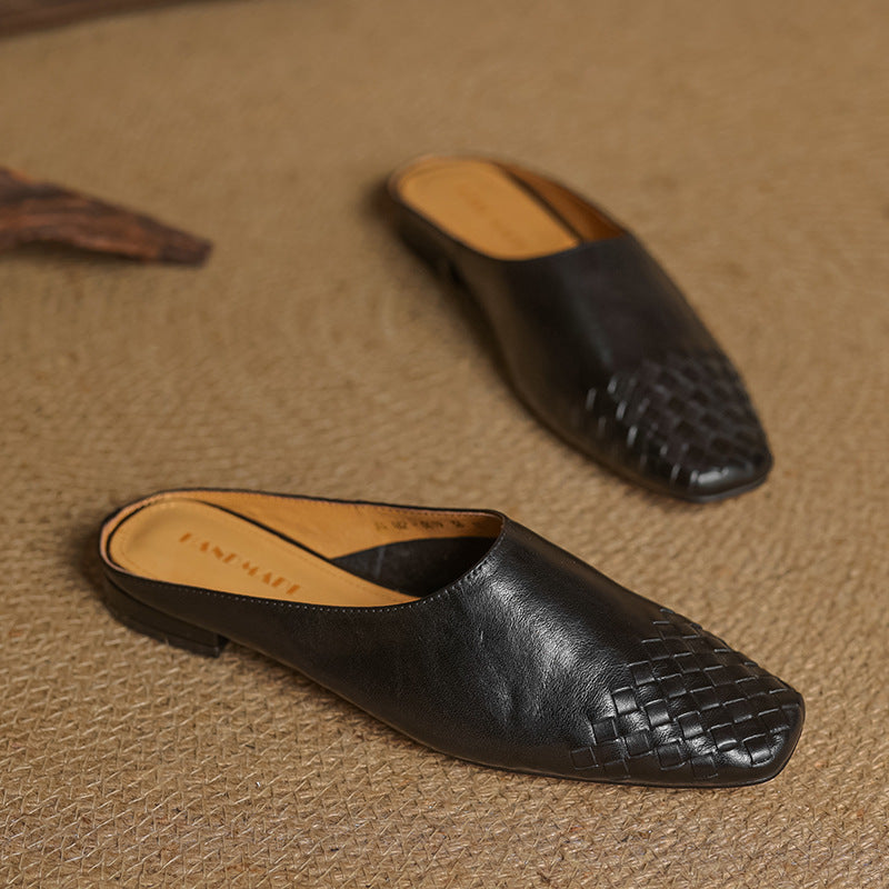 Dalvi | Mules de cuero genuino