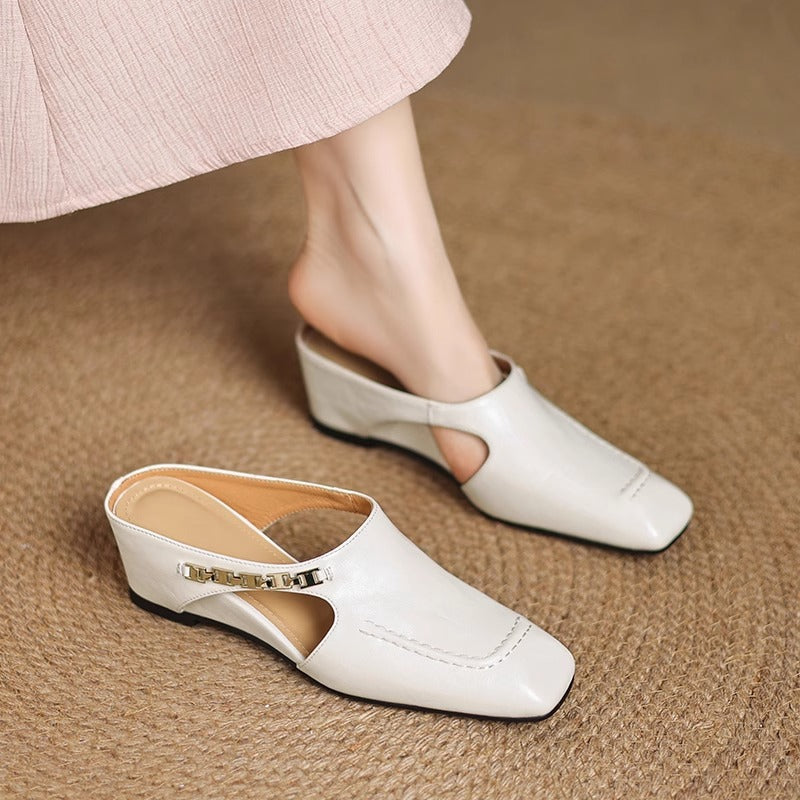 AVELLA | MULES DE CUERO GENUINO