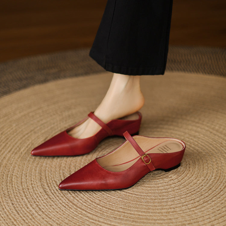 Neok | Mules de Piel Genuina