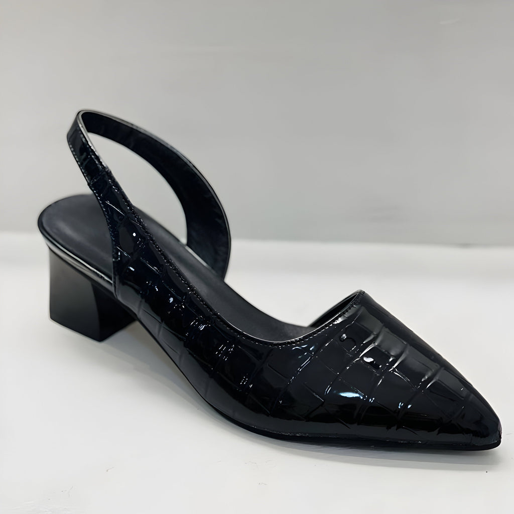 WYNN | ZAPATOS DE TACÓN DE PUNTA ANCHA