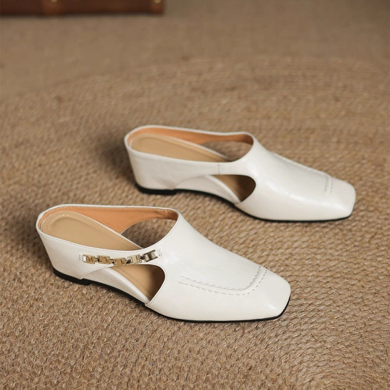 AVELLA | MULES DE CUERO GENUINO