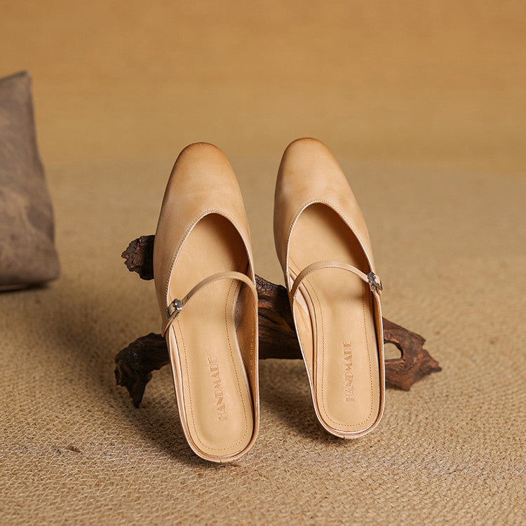 Marvyn | Mules de Piel Genuina