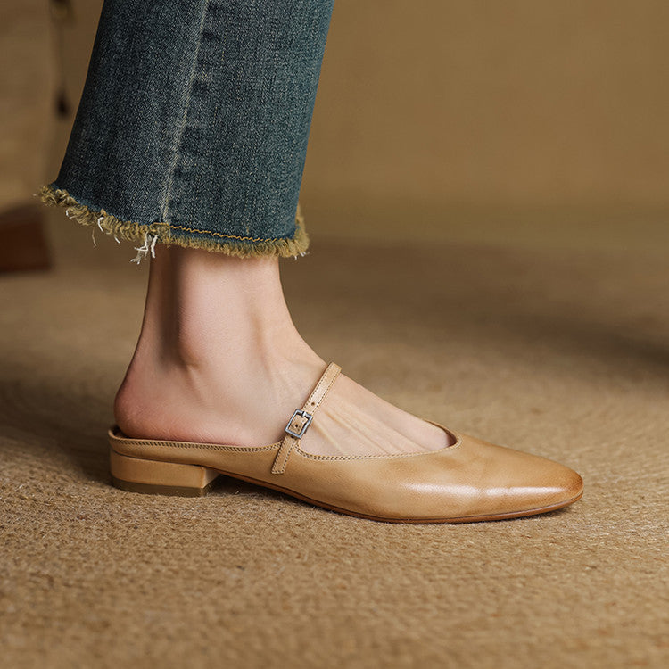 Marvyn | Mules de Piel Genuina