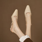 Mire Genuine Leather Mules