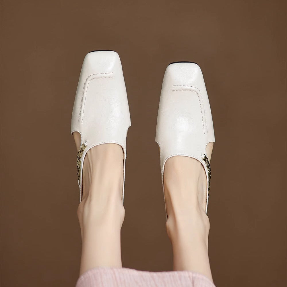 AVELLA | MULES DE CUERO GENUINO