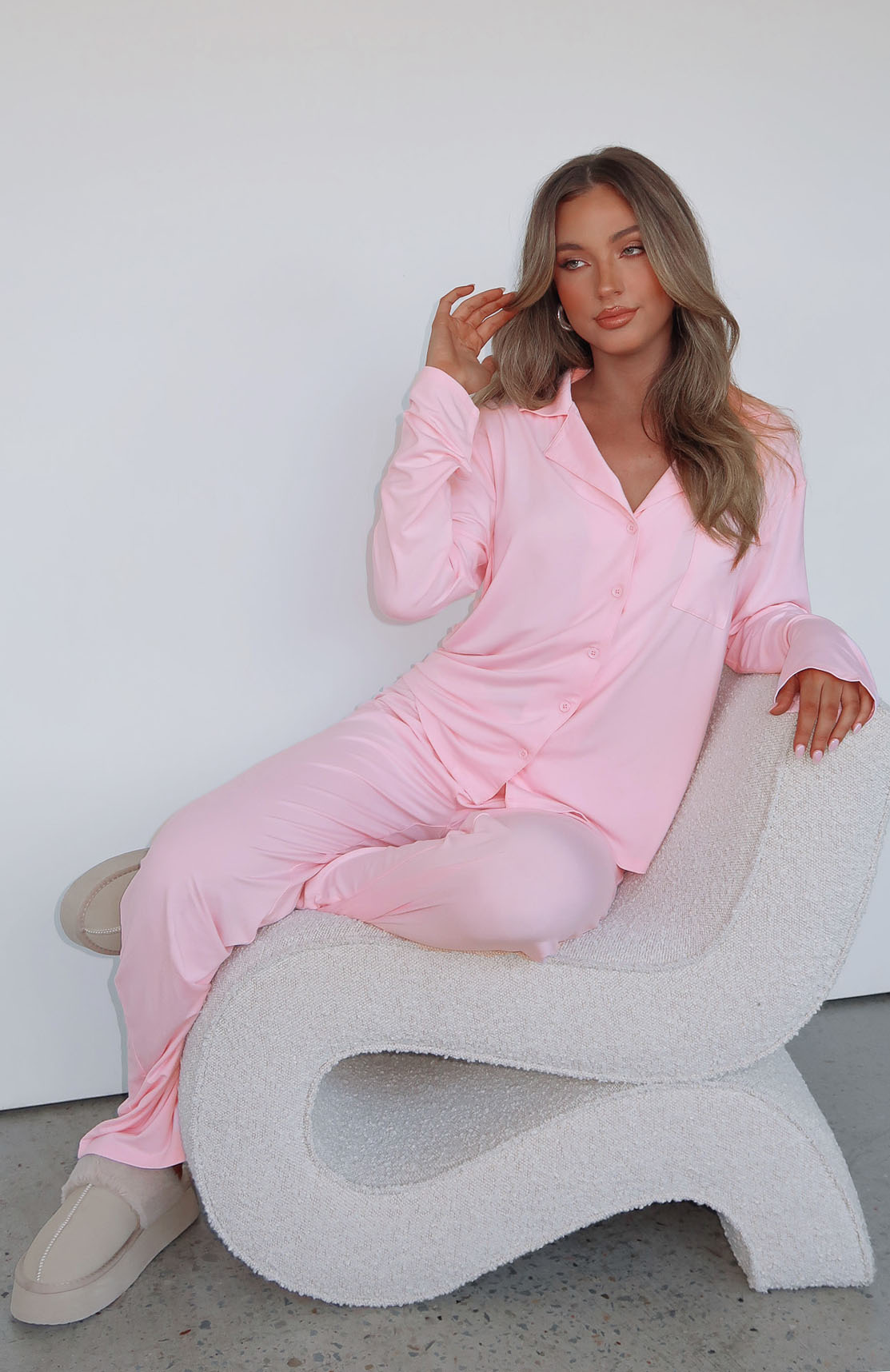 PIJAMA BLUSH DREAM SET