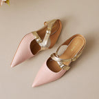 Zelle Genuine Leather Mules