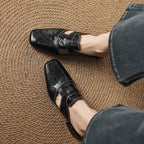 Ivora Genuine Leather Mules
