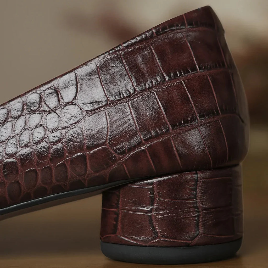 OPIUM  | FLATS PIEL DE COCODRILO