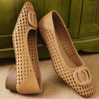 OPIUM | FLATS DE CUERO TRENZADO