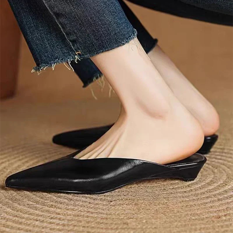 Mules de cuero Eneva