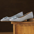 OPIUM | FLATS DE CUERO TRENZADO